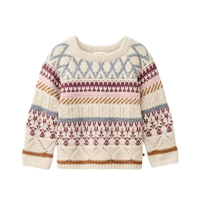100% organic cotton sweater for kids Vintage