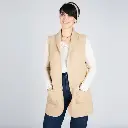 Sand women's wool vest