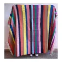 Manta sofá 100% lana virgen Colores Única