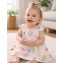 Vestido bebé algodón orgánico 100% Frutas
