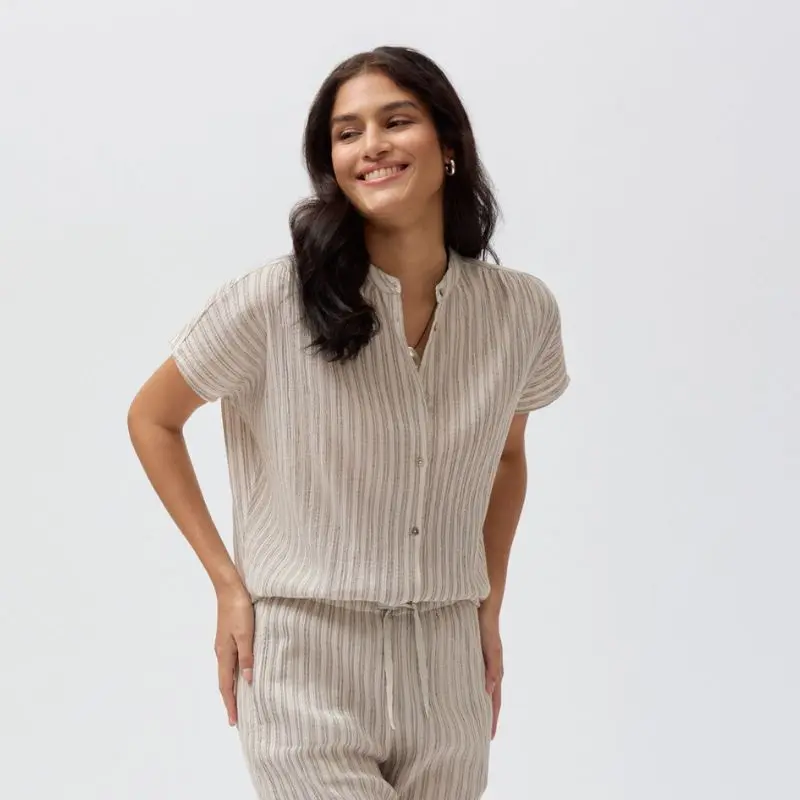 Blusa mujer algodón orgánico 100%