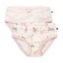 Pack braguitas niña 100% algodón orgánico GATOS