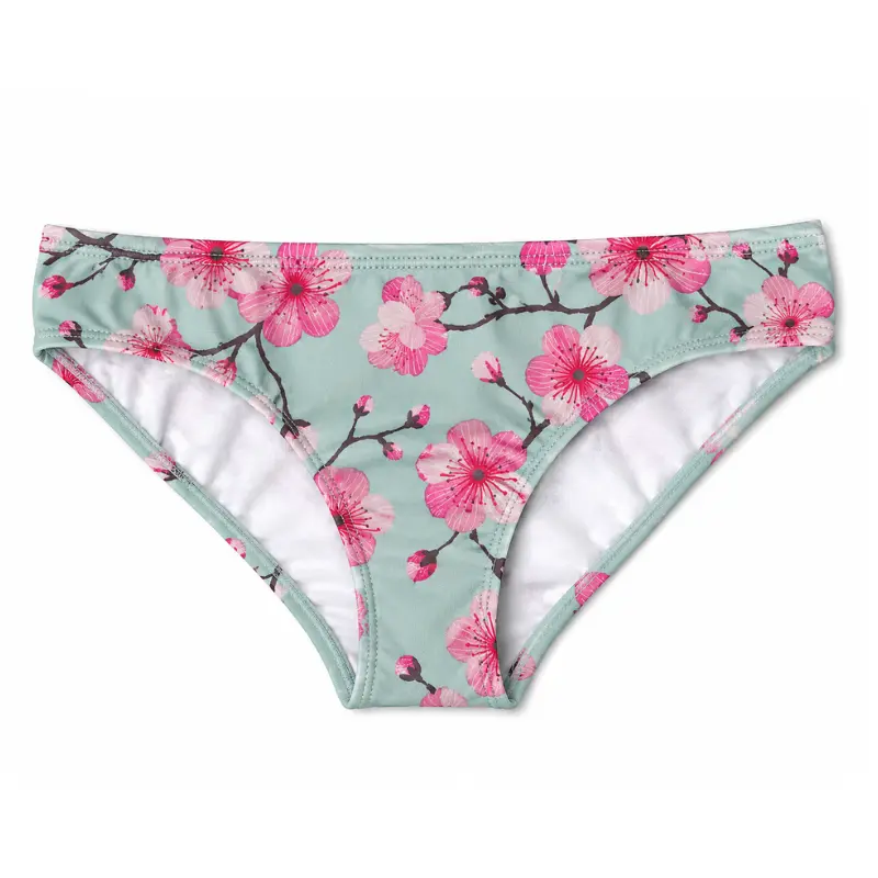 Calceta bikini cotó orgànic Flor Cerezo
