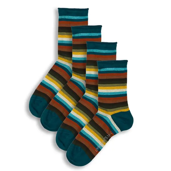 ALEXIS pack of organic cotton socks without elastic