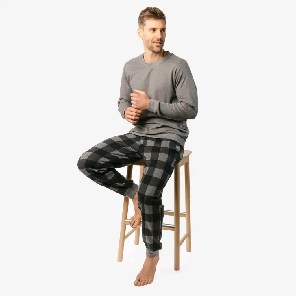 Pijama llarg d’home 100% cotó orgànic ALVAR - Living Crafts