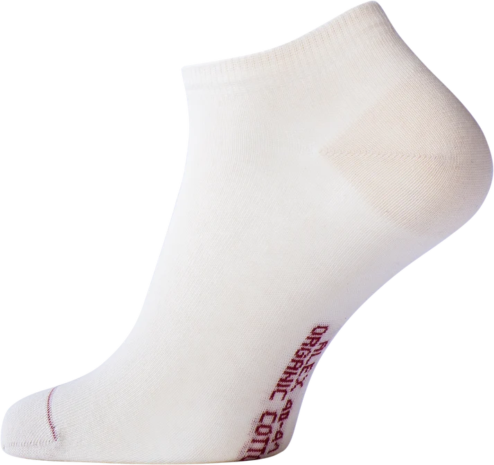 Organic cotton athletic ankle sock