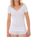 Organic cotton T-shirt, short sleeves, double rib
