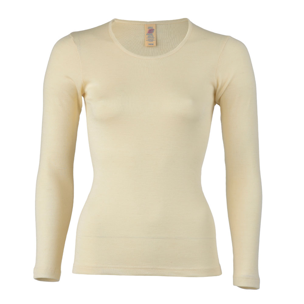 Women's Merino wool and silk thermal shirt