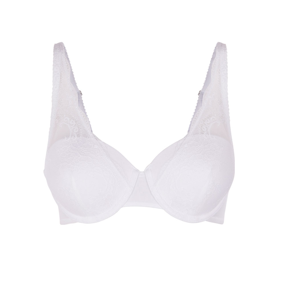 Cotton bra with underwire and padding
