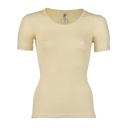 Camiseta interior lana merino y seda manga corta Mujer