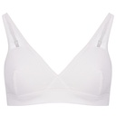 Organic cotton bra, without hoop, transparency