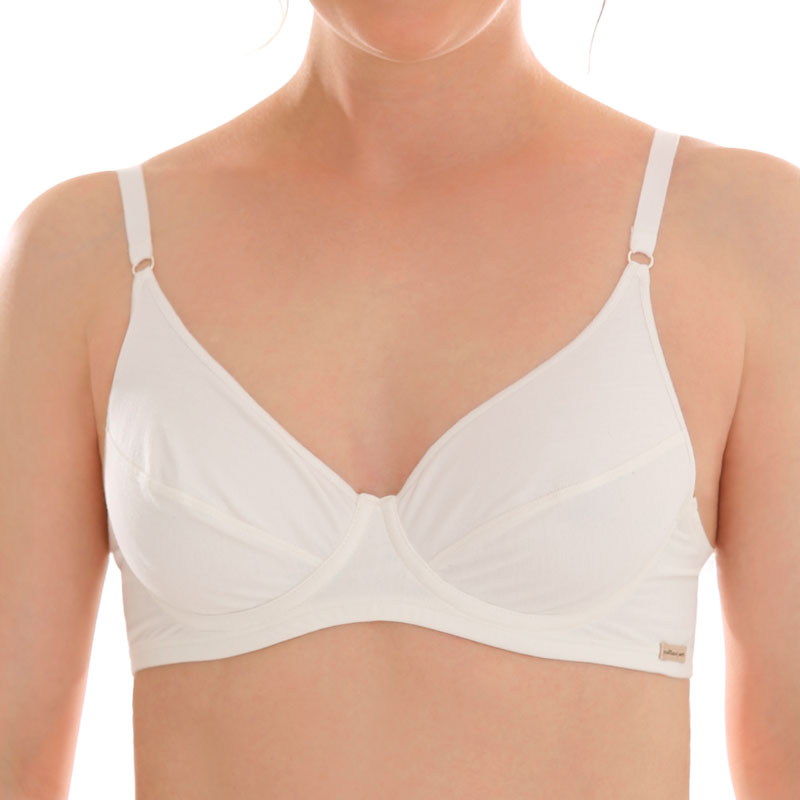 100% organic cotton underwired bra COMAZO
