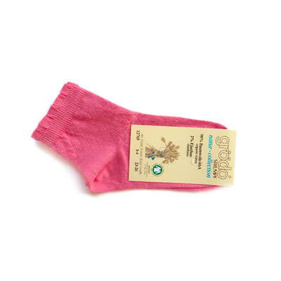 Calcetín tobillero algodón orgánico niños