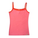Camiseta algodón orgánico tirantes niña, rayas