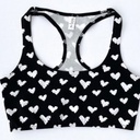 Top algodón orgánico, corazones