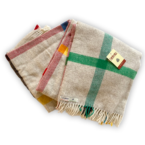 Manta sofá 100% lana virgen Color