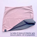Haramaki de algodón orgánico reversible Rosa-Gris