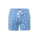 Pantalón corto pijama 100% algodón orgánico, Azul