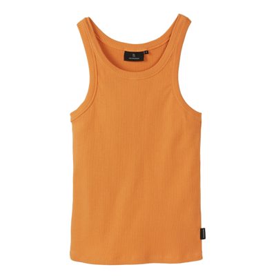 Camiseta tirantes algodón orgánico, naranja