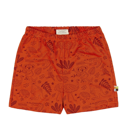 Pantaló 100% cotó orgànic, Vermell talla 74/80