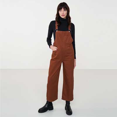 Organic cotton and recycled cotton overalls