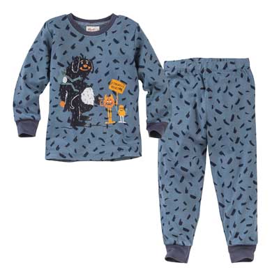 Pijama para niños 100% algodón orgánico, Monster
