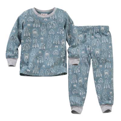 Pijama para niños 100% algodón orgánico, Osos