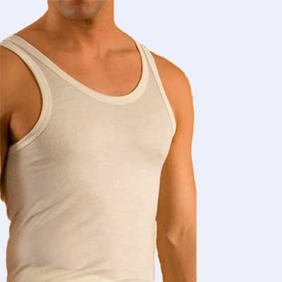 Camiseta térmica lana merino y seda de tirantes  COMAZO Hombre
