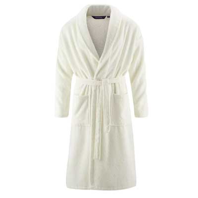 100% organic cotton bathrobe