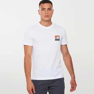 Camiseta algodón orgánico 100%, Sunset talla XXL
