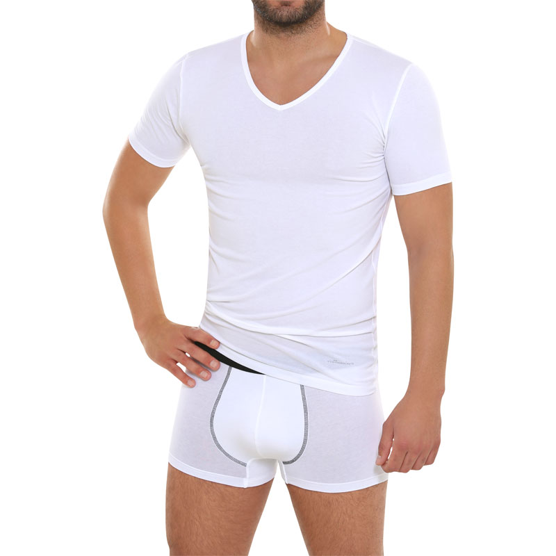 Organic cotton undershirt, single jersey COMAZO