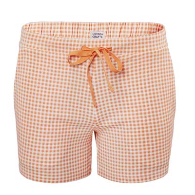 Pantalón pijama algodón orgánico 100%, Naranja