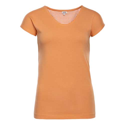 Camiseta pijama algodón orgánico 100%, Naranja