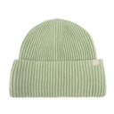 Mint green cotton and wool hat