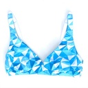 Mosaic organic cotton bikini bra