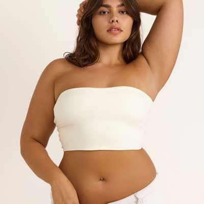 Top bandeau algodón orgánico