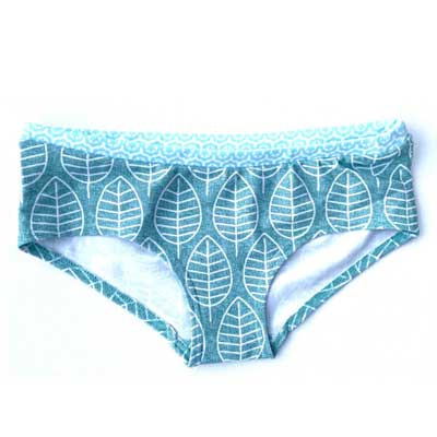 Braga culotte algodón orgánico, Hojas