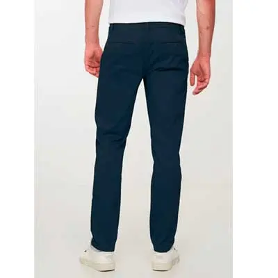 Pantalón chino de algodón orgánico, marrón