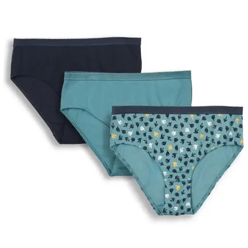 Pack de 3 calces de cotó orgànic per a dona POLLY – Living Crafts