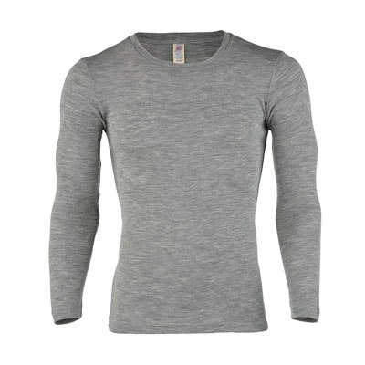 Merino wool and silk undershirt Man