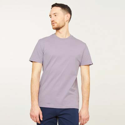 T-shirt 100% organic cotton AGAVE purple