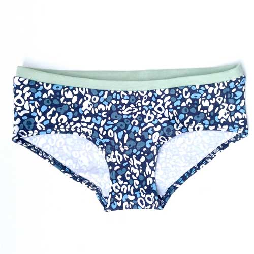 Braga Bikini algodón orgánico Leopardo