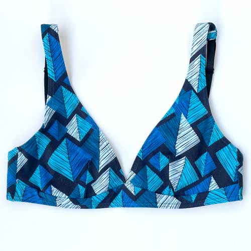 Sujetador Bikini algodón orgánico Geométrico