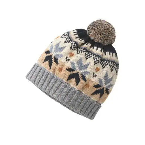 Gorro de punto de 100% algodón orgánico Niño