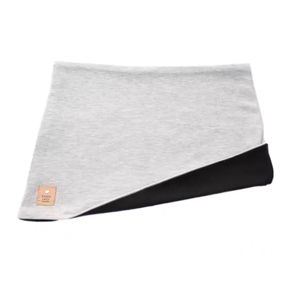 Haramaki de algodón orgánico reversible Gris-Gris oscuro