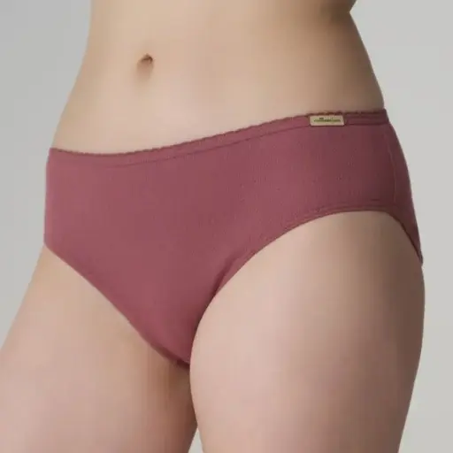 Bragas algodón orgánico 100% con puntilla COMAZO