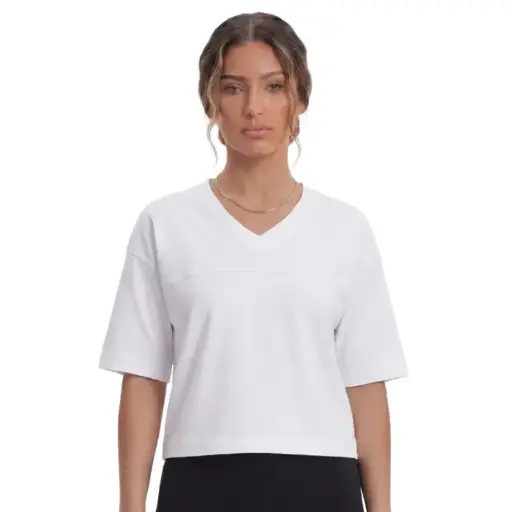 Women's oversized 100% cotton short-sleeved t-shirt