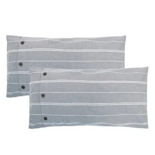 Pack 2 fundas de almohada 100% algodón orgánico SARENTINO
