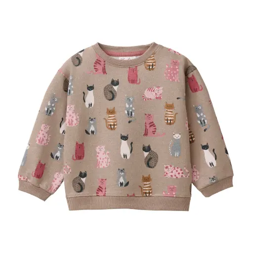 Kids' 100% organic cotton sweater – Cats