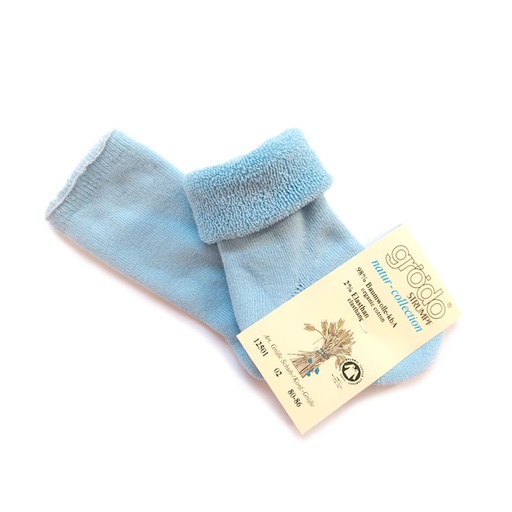 Organic cotton baby sock, fluffy